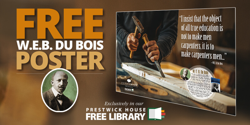 New AuthorSpeak poster: W. E. B. Du Bois